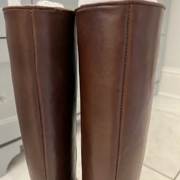 Loeffler Randall Matilde Demi-Wedge Knee Boot, Chestnut - Picture 9 of 14